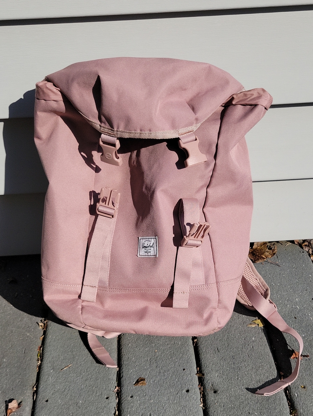 Herschel Supply Company Roll-Top Backpack in Dusty Rose